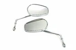 Taper Convex Mirror Set For Harley Davidson By V-twin. Fixed Price $65.96.