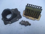 Kawasaki Carb Holder Manifold & Reed Valve Assy 1987 KX250 12021-1065 16065-1040. Fixed Price $134.99.