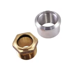 Billet Proof Brass "sight Glass" Fuel Gauge W. 3/4 Alum Weld-in Stepped Bung. Fixed Price $46.95.