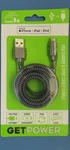 Get Power Usb Charge & Snyc Cable 3' Long Black Gray For Apple New. Fixed Price $18.99.