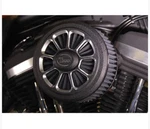 Thundermax Accent Matte Black 9 Spoke Contrast Cut Air Cleaner. Fixed Price $199.99.