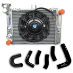 For 83-86 Honda Magna VF1100C V65 Aluminum Radiator &black Hose &fan. Fixed Price $165.00.