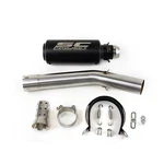 For Yamaha Yzf R6 1998-2005 Exhaust Mid Pipe Black Muffler Tips Slip On System. Fixed Price $85.00.