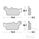 Trw Sintered Brake Pads Altn: 7377062. Fixed Price $62.62.