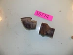 Vintage Yamaha Or Honda Airbox Intake Boot Joints Still Flexible, Unknown Model. Fixed Price $24.95.