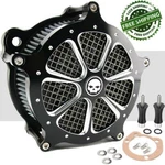 Contrast Cut Air Cleaner Intake Filter For Harley Dyna Softail Touring Road King. Fixed Price $62.95.