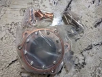 Figure Machine Vision 4.25" Clear Window Air Cleaner Rare Bronze Finish. Fixed Price $225.00.