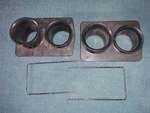 88-92 Oem Suzuki Gsxr 750 Air Box Outlet Tube Lh/rh Set. Fixed Price $70.00.