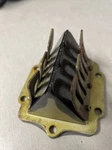 1989 Kawasaki Intake Cage Reeds Carbon Fiber. Fixed Price $25.00.