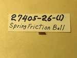 Harley 27405-26 (1) Old Nu 1296-26 Spring,friction-schebler,linkert 1926-1965. Fixed Price $9.50.