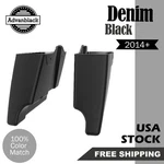 Advanblack Denim Stretched Extended Saddlebag Fits 14+ Harley Street Road. Fixed Price $699.00.