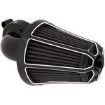 Arlen Ness 81-003 Black Beveled Monster Sucker Air Cleaner Kit For Twin Cam. Fixed Price $449.95.