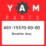 4GY-15370-00-00 Yamaha Breather Assy 4GY153700000, New Genuine Oem Part. Fixed Price $46.97.