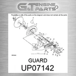 UP07142 Guard Fits John Deere (surplus Open Box). Fixed Price $268.92.