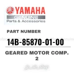 Yamaha Genuine Oem Parts Geared Motor Comp. 2 14B-85870-01-00 For YZF-R1. Fixed Price $857.20.