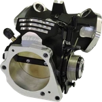 Horsepower, Fits Max Flow 58MM Throttle Body For Twin Cam Engines - Black. Fixed Price $946.90.