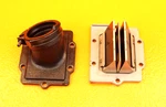 2001 - 2002 Kawasaki KX250 Intake Boot Force Reed Valve Cage Set. Fixed Price $104.49.