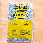 Bag Of 500 Oetiker 5/8" 2-EAR Hose Crimp Clamp 1518 Zinc Plated Steel Nos. Fixed Price $39.99.