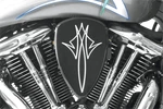 Baron Custom Accessories BA-2074-13B Big Air Kit Pinstripe Black VN900. Fixed Price $340.15.