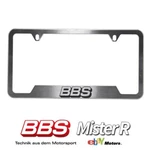 Bbs Brushed Stainless Steel License Plate Frame Wheels Usa. Fixed Price $65.00.