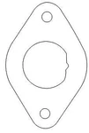 Suzuki LT4WD 09280-40010 Intake Pipe Gasket. Fixed Price $15.95.