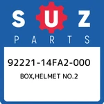 92221-14FA2-000 Suzuki Box,helmet NO.2 9222114FA2000, New Genuine Oem Part. Fixed Price $158.88.
