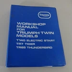 Workshop Manual Triumph Bonneville T140 + Tiger Thunderbird 1973 - 1988. Fixed Price $117.71.