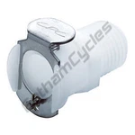 Ducati Gas Fuel Line Hose Fitting Female White Quick Release Disconnect Coupling. Fixed Price $49.99.