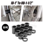 Wheel Axle Spacers Kit ID-1" OD-1-1/2" For Harley Touring Dyna Softail Custom. Fixed Price $25.99.