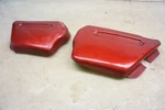 Triumph Late T140V TR7 Side Covers *2090. Fixed Price $249.99.