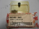 Nos Oem Buell Rear Brake Caliper Bleeder Fitting W/ Cap 1996 S1 # 44149-94Y. Fixed Price $24.95.