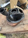 Vtg 1972-1975 Kawasaki KH400 S3 S2 S1 Air Cleaner Body Carb Boot MCP-4 #10. Fixed Price $129.00.