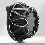For Harley Contrast Cut Cross Air Cleaner Filters Dyna 2001-2017 Twin Cam. Fixed Price $128.04.