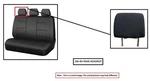 Right Gry Rear Headrest Oem 2016 Honda Hr-v. Fixed Price $75.00.