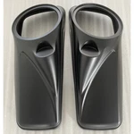 Denim Black 8'' Saddlebag Speaker Lids For Harley Street Road Glide 2014 Up. Fixed Price $149.95.
