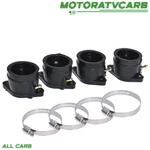 All-carb 4 Rubber Carburetor Intake Manifold Boots For Yamaha YZF600R 1995-2007. Fixed Price $17.94.