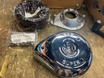 S&s Cycle Air Cleaner Assy Super E/ G Panhead Shovelhead Cover Filter Back. Fixed Price $308.99.