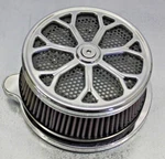 Nice Harddrive Chrome Revolver Style Air Cleaner For Harley Big Twins '91-17. Fixed Price $89.99.