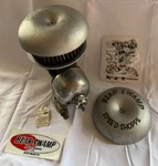 R.a.t. Custom Air Cleaner For Linkert Carburetor - Plain Cover. Fixed Price $220.00.