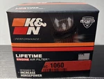 K&n High-flow Original Lifetime Universal Clamp-on Air Filter (RC-1060). Fixed Price $36.79.