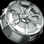 Kuryakyn Chrome Alley Cat Air Cleaner Cover Harley Dyna Street Bob 06-07. Fixed Price $166.41.