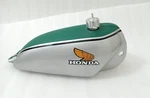 Honda CR125M 1974 Elsinore Alloy Fuel Petrol Tank Matt Green & Silver +cap. Fixed Price $292.99.