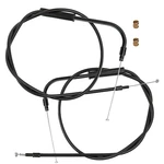 39.4" Black Vinyl Stainless Steel Braided Extended Throttle And Idle Cable Ki.... Fixed Price $58.17.