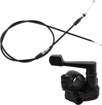 7/8'' 22MM Thumb Throttle Kit With Cable,aluminum Black. Fixed Price $11.67.