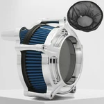Air Cleaner Filters Chromed For Harley Touring Street Glide Road King 2008-2016. Fixed Price $81.53.
