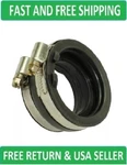 New Caltric Carburetor Intake Boot Joint W/clamps For Yamaha 5KM-13596-00-00 Oem. Fixed Price $15.69.