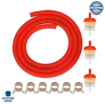 Universal Red Fuel Line Kit For GY6 Scooter Atv & Dirt Bikes. Fixed Price $17.74.