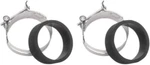 Nos Rivera Primo Chrome Intake Manifold Clamp Set 79-85 Harley-davidson Xl Fx Fl. Fixed Price $23.99.