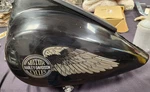 Harley Davidson Shovelhead Flt Gas Tank Touring Flh 5 Speed Bagger 23-463. Fixed Price $300.00.