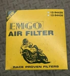 Nos Emgo Air Filter 12-94420 Yamaha Fzr Tdm. Fixed Price $15.00.